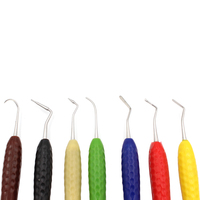 Dental Resin Filler estetyczny zestaw do renowacji pasuje do żywicy nóż plastikowy komoda z silikonowy uchwyt narzędzia stomatologiczne 4